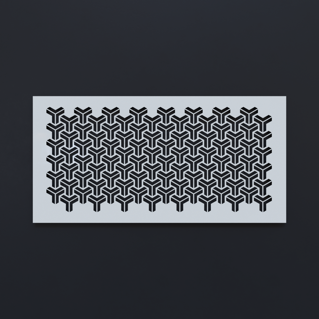 Trefoil Pattern – venetianplasteringstencils trefoil-pattern-venetianplasteringstencils